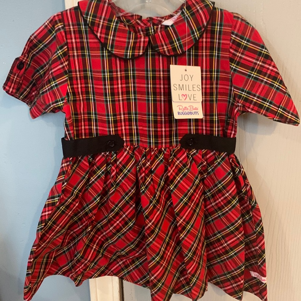Ruffle Butts Tartan Plaid Dress NWT